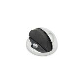 SB5110PC - Spira Brass Half Moon Door Stop - Polished Chrome
