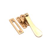 SB8103PB - Spira Brass Casement Fastener - Polished Brass