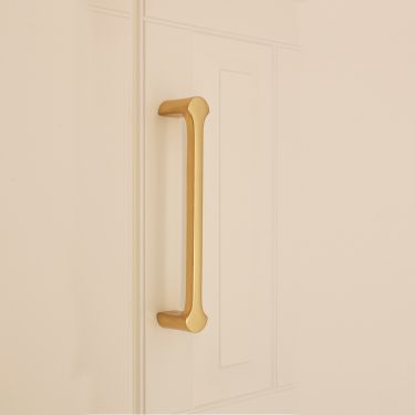 Click Here To Enlarge This Photo Of SB2421PB - Spira Brass Tulip Cabinet Pull Handle 155mm Centres - Polished Brass