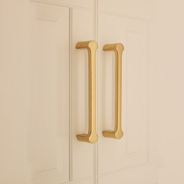 Click Here To Enlarge This Photo Of SB2421PB - Spira Brass Tulip Cabinet Pull Handle 155mm Centres - Polished Brass