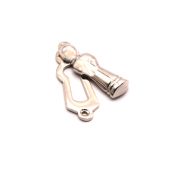 SB3103PN - Spira Brass Lady Standard Key Escutcheon - Polished Nickel