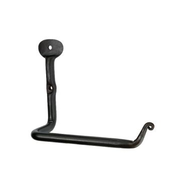Click Here To Enlarge This Photo Of FC841 - Spira Brass Cosmo Toilet Roll Holder - Black Iron