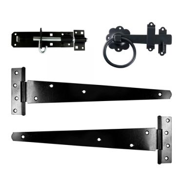 Click Here To Enlarge This Photo Of TIMCO 427548 - Side Gate Ring Latch Kit - Epoxy Black