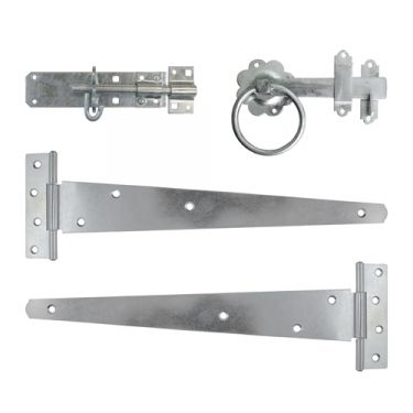 Click Here To Enlarge This Photo Of TIMCO 427357 - Side Gate Ring Latch Kit - Hot Dipped Galvanised
