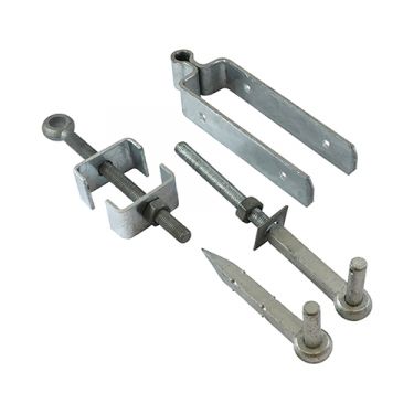 Click Here To Enlarge This Photo Of TIMCO AFH600G - Galvanised Adjustable Fieldgate Hinge Set to suit 2700-3600mm Wide Gates