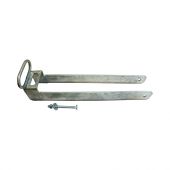 TIMCO TGLH350G - Galvanised Throwover Gate Loop with Handle 350mm