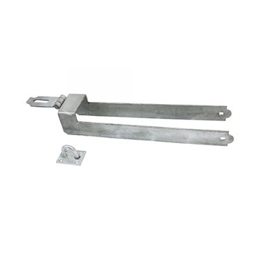 Click Here To Enlarge This Photo Of TIMCO TLGL450G - Galvanised Locking Throwover Gate Loop 450mm