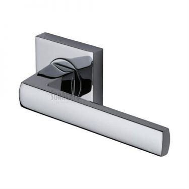 Click Here To Enlarge This Photo Of SC-4062-PC M.Marcus Sorrento Door Handle Lever Latch on Round Rose Axis Design Polished Chrome Finish
