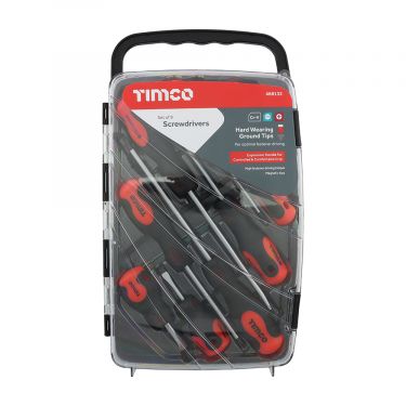 Click Here To Enlarge This Photo Of TIMCO 468132 - 9pc Premium Screwdriver Set