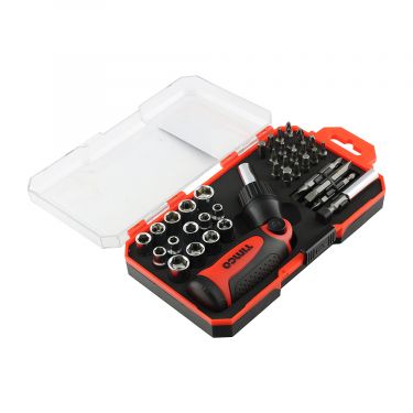 Click Here To Enlarge This Photo Of TIMCO 468136 - 46pc Racheting Screwdriver & Bit Set