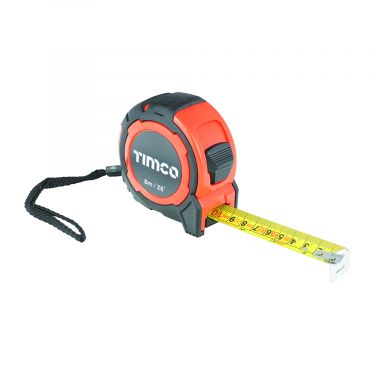 Click Here To Enlarge This Photo Of TIMCO 8MTAPEM 8m/26ft x 25mm Tape Measure
