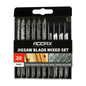 TIMCO JIGSET20 - 20pcs Mixed Jigsaw Blade set for Wood & Metal