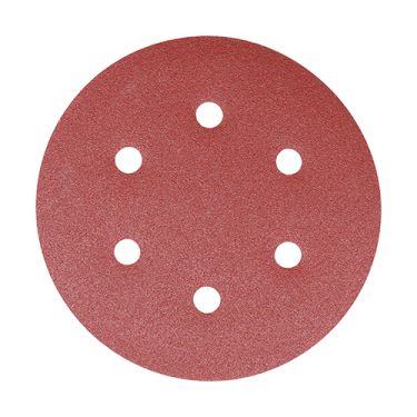 Click Here To Enlarge This Photo Of TIMCO 231144 - P120 Grit 150mm Random Orbital Sanding Discs (5pcs)