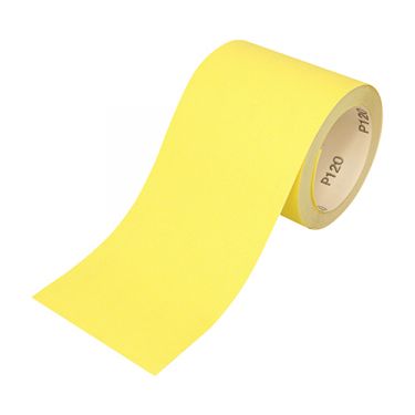 Click Here To Enlarge This Photo Of TIMCO 231541 - Yellow Sandpaper Roll 115mm x 10m (Coarse P40-P60 Grit)