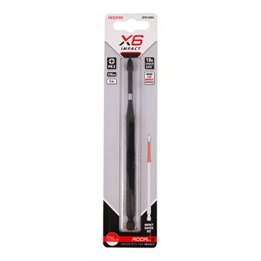 Click Here To Enlarge This Photo Of TIMCO 2PH150X6 - X6 Impact Phillips Driver Bits No.2 x 150mm