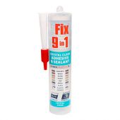 TIMCO 247336 - 290ml 9 in 1 Adhesive & Sealant (Crystal Clear)