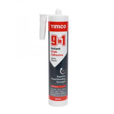 Click Here To Enlarge This Photo Of TIMCO 247138 - 290ml Multi-Fix 9 in 1 Instant Grab Adhesive (White)