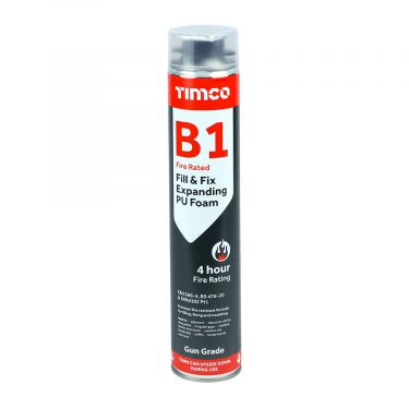 Click Here To Enlarge This Photo Of TIMCO 247760 - 750ml Gun Grade B1 Fill & Fix Fire Rated Expanding PU Foam