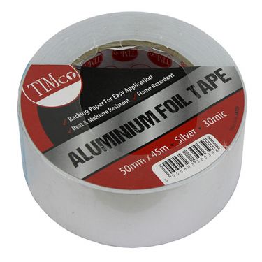 Click Here To Enlarge This Photo Of TIMCO AFT50 - 50mm x 45m Aluminium Foil Tape
