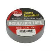 TIMCO ITGREY - 18mm x 25m Black PVC Insulation Tape 10pcs