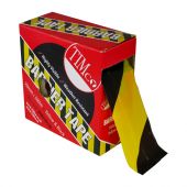 TIMCO BARTYB500 - 70mm x 500m Black & Yellow Barrier Tape