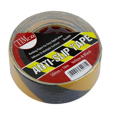 Click Here To Enlarge This Photo Of TIMCO ASTSTRIPE - 50mm x 10m Black & Yellow Anti-Slip Tape