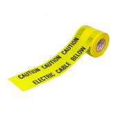 TIMCO UTEC - 150mm x 365m Yellow 'Electric Cable' Underground Tape