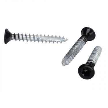Click Here To Enlarge This Photo Of FX-CF4030-SS-MSB 4.0 x 30mm Wood Screw, A2 Stainless Steel, Matt Smooth Black Finish, TX20 Head (Box of 100)