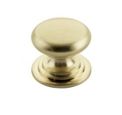 Click Here To Enlarge This Photo Of TDFK37-BG - Zoo Hardware Round Cabinet knob 37mm Dia. Brushed Gold Finish
