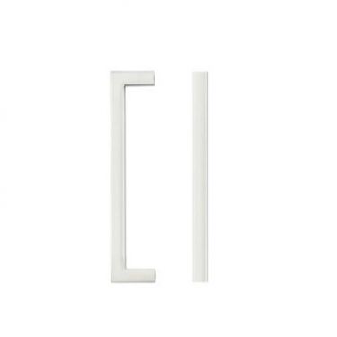 Click Here To Enlarge This Photo Of TDFPS-128-BN - Zoo Hardware Square Block Cabinet Pull Handle 128mm c/c Brushed Nickel Finish