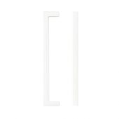 TDFPS-160-MW - Zoo Hardware Square Block Cabinet Pull Handle 160mm c/c Matt White Finish