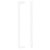 TDFPS-192-MW - Zoo Hardware Square Block Cabinet Pull Handle 192mm c/c Matt White Finish