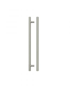 Click Here To Enlarge This Photo Of TDFPT-256-316BN - Zoo Hardware T Bar Cabinet Handle 256mm c/c (316mm Overall Length) Brushed Nickel Finish