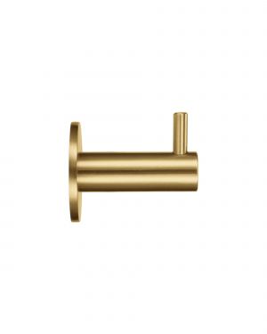 Click Here To Enlarge This Photo Of ZAS75-FSB - Zoo Hardware Wall Mounted Hook with Rose - Favo Satin Brass