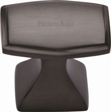 Click Here To Enlarge This Photo Of C0333 32-MB Heritage Brass Cabinet Knob Deco Design 32mm Matt Bronze Finish