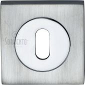SC-SQ0191-AP M.Marcus Sorrento Keyhole Square Escutcheon Apollo Finish