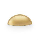 AW909SB - Alexander & Wilks Quieslade Cup Handle - Satin Brass