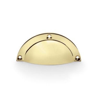 Click Here To Enlarge This Photo Of AW910PB - Alexander & Wilks Raoul Cup Handle - Polished Brass