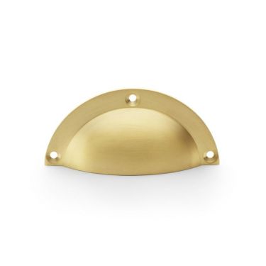 Click Here To Enlarge This Photo Of AW910SB - Alexander & Wilks Raoul Cup Handle - Satin Brass