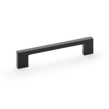 Click Here To Enlarge This Photo Of AW837-128-BL - Alexander & Wilks Marco Cupboard Pull Handle - Black - 128mm