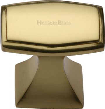 Click Here To Enlarge This Photo Of C0333 32-PB Heritage Brass Cabinet Knob Deco Design 32mm Polished Brass Finish