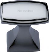 C0333 32-PC Heritage Brass Cabinet Knob Deco Design 32mm Polished Chrome Finish