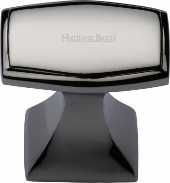 Click Here To Enlarge This Photo Of C0333 32-PNF Heritage Brass Cabinet Knob Deco Design 32mm Polished Nickel Finish