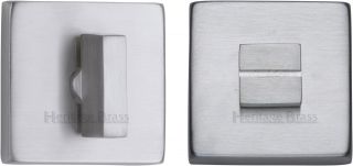 SQ4035-SC Heritage Brass Square Thumbturn & Emergency Release Satin Chrome Finish