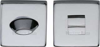 SQ4043-PC Heritage Brass Square Thumbturn & Emergency Release Polished Chrome Finish