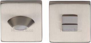 SQ4043-SN Heritage Brass Square Thumbturn & Emergency Release Satin Nickel Finish