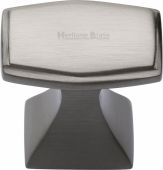 C0333 32-SN Heritage Brass Cabinet Knob Deco Design 32mm Satin Nickel Finish