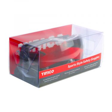 Click Here To Enlarge This Photo Of TIMCO - 770963 - Sports Style Safety Goggles - Clear