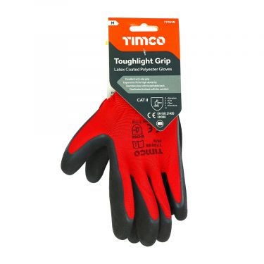 Click Here To Enlarge This Photo Of TIMCO - Toughlight Grip Gloves - Sandy Latex Coated Polyester