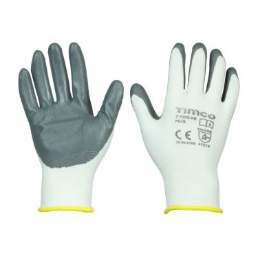 Click Here To Enlarge This Photo Of TIMCO - Secure Grip Gloves - Smooth Nitrile Foam Coated Polyester
